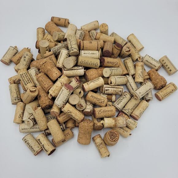 Lot of 128 Used Wine Corks - Picture 1 of 7